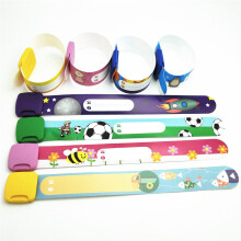8pcs Adjustable Wristbands ID Safety Bracelets for Kids Travel Event Outdoor Activity Waterproof Bracelet Reusable SH326
