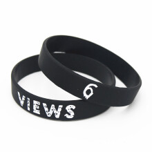 1PC Hot 6 Views Rubber silicone Wristband Rap Music Bands Silicone Bracelets &Bangles Wristband SH176