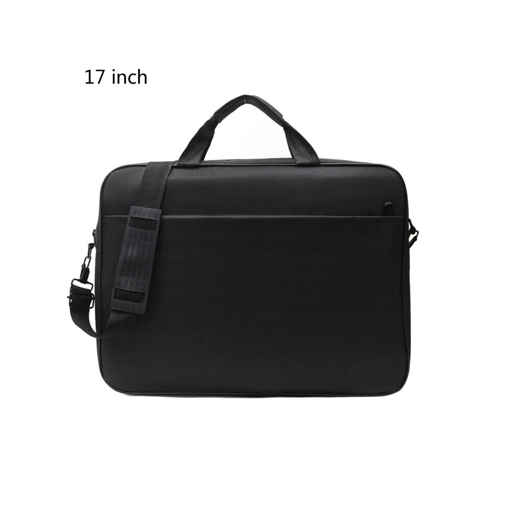 Laptop Bag 15.6 17 Inch Sleeve Case With Shoulder Straps Handbag Briefcase Computer Notebook Shockproof Protective Bags F3md Black 885659454486