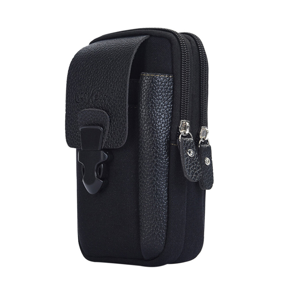 Men Business Waist Packs Canvas Casual Fanny Bum Bag Sports Mobile Phone Pouch Vintage Bags for Men Birthday-image-OPC-PBSHSYQ-NEW