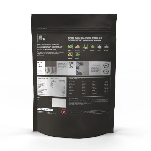 (Chocolate Caramel) Raw Sport Diet Protein 900g 1
