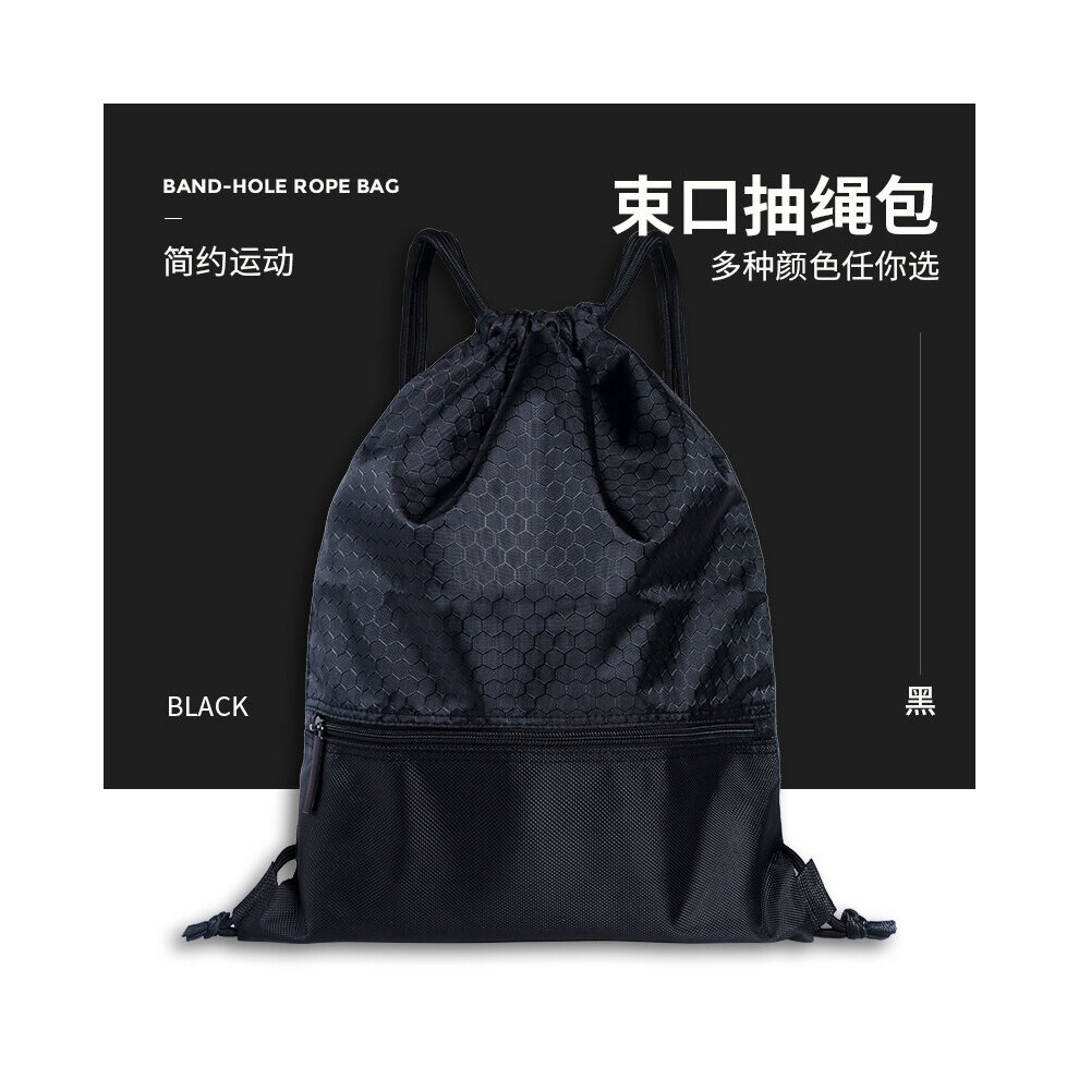 Travel Home String Drawstring Backpack Cinch Sack Gym Tote Bag School Sport Pack Large High Capacity Book Bag-image-OPC-PBSHTTJ-NEW