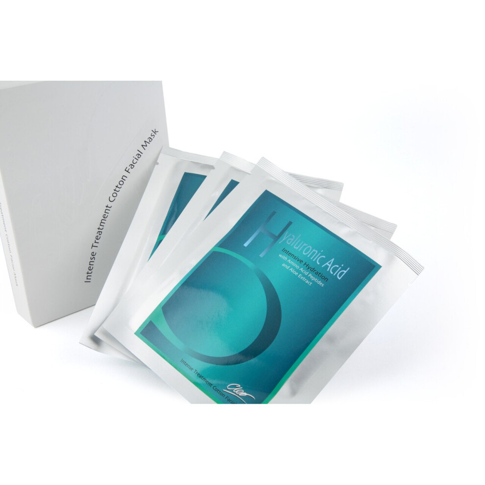 Cleo Deluxe Hyaluronic Hydrating Face Masks X 3