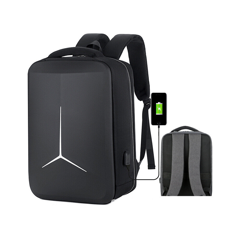 Anti Theft Backpack Men Business Laptop Backpack Bag Waterproof Charging Minimalist Daypack Male Mochila Women Men Backpacks Brown 885659482144