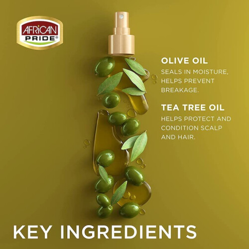 African Pride Olive Miracle Moisture Restore Curl Refresher 12fl Oz 2