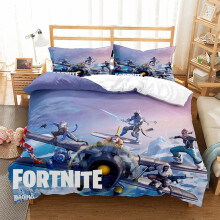 (Style 01, King) Fortnite Bedding Single Double King Duvet Cover UK