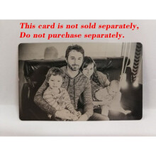 Personalized Wallet Men High PU Leather for Him Engraved Wallets Men Short Purse Photo Wallet Father's Gift