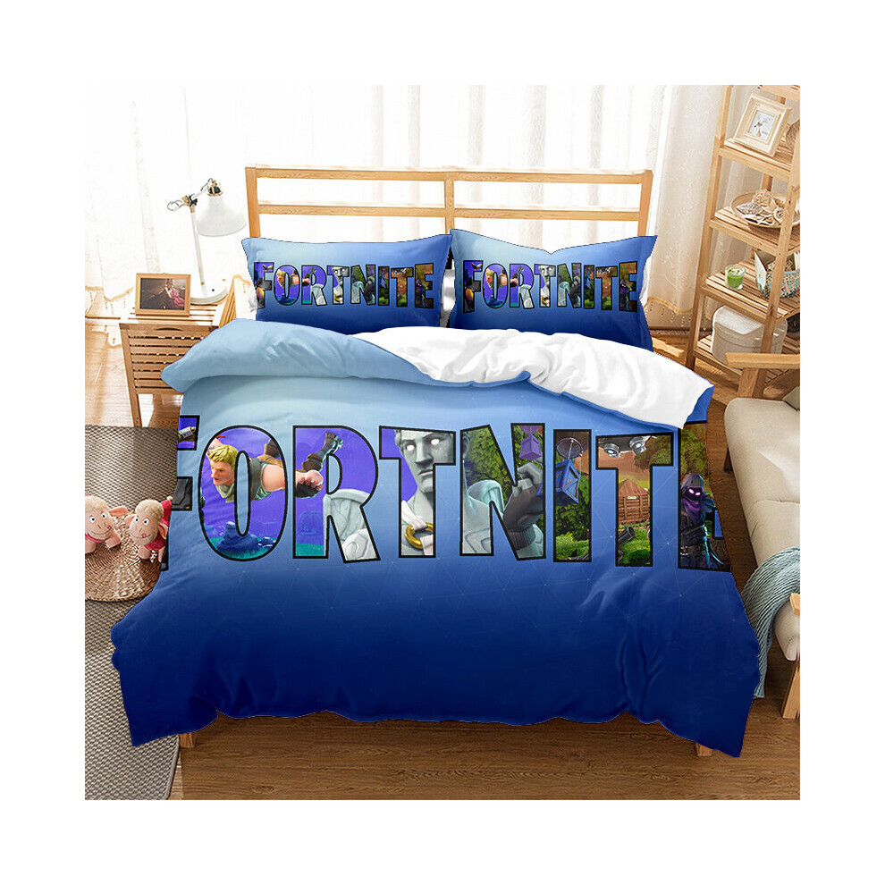 Xcsgsra (Style 13, King) Fortnite Bedding Single Double King Duvet Cover Uk