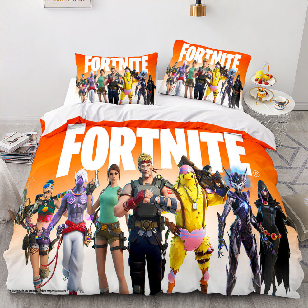 (Style 19, Single) Fortnite Bedding Single Double King Duvet Cover UK