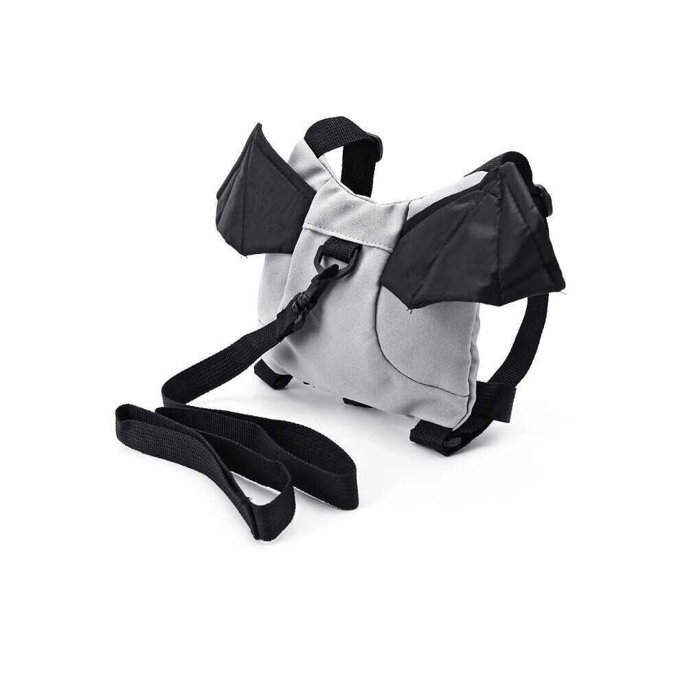 Kids Baby Safety Harness Backpack Leash Child Toddler Anti-Lost Cartoon Anim Grey