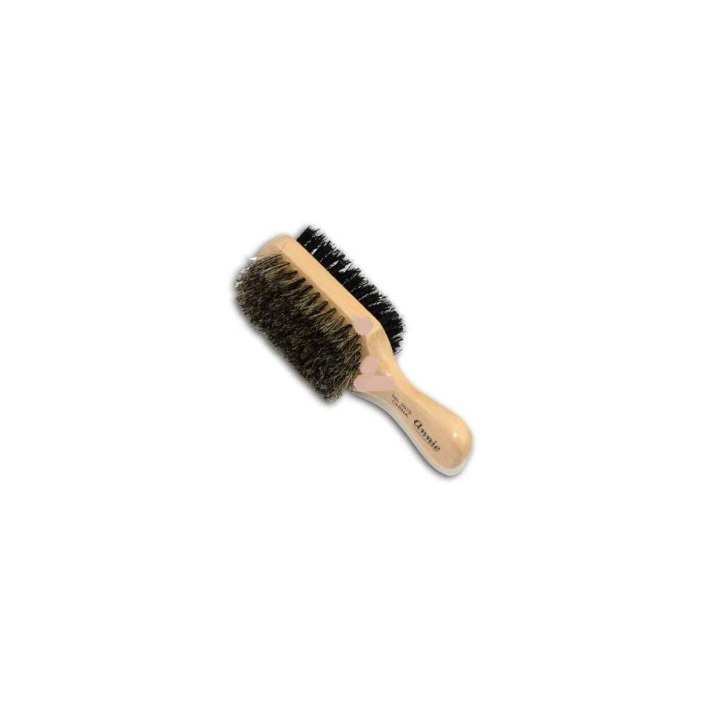 Magic Collection Brown Hard & Soft Double Club Brush With Natural Boar Bristle # 7714