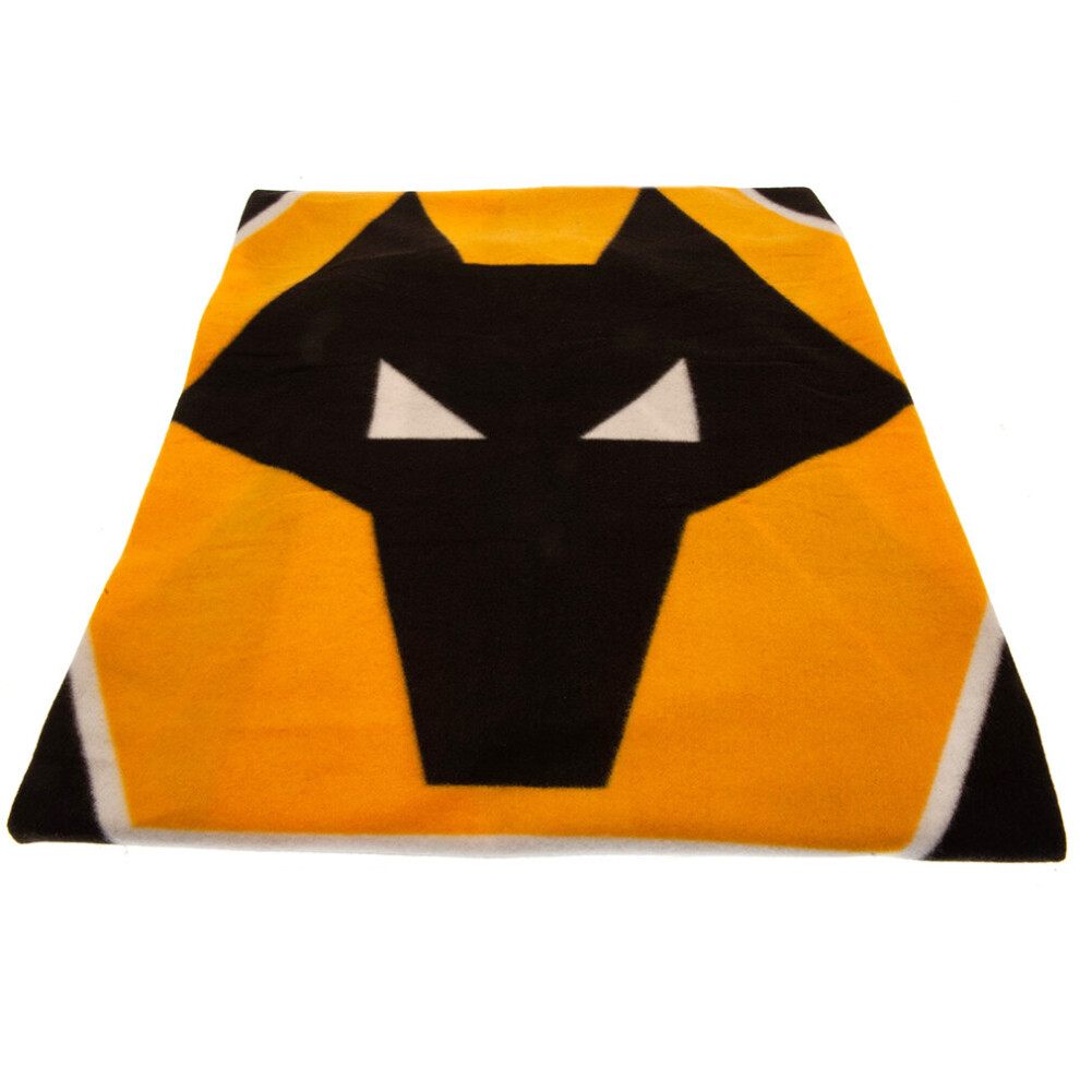 Wolverhampton Wanderers Fc Blanket - Black/Yellow/White - Image 3