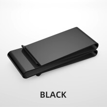 Lettering Third Sided Gift Multifunction Men Women Stainless Steel Money Clip Pocket Purse Cash Holder Clip