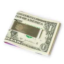 1PC High Stainless Steel Metal Money Clip Silver Dollar Cash Clamp Holder Wallet For Men Women