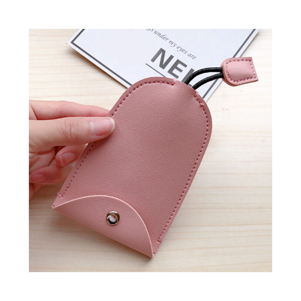 Pull Type Key Bag Solid Pu Leather Key Wallets Housekeepers Car Key Holder Case Leather Keychain Pouch Brown 885659297717