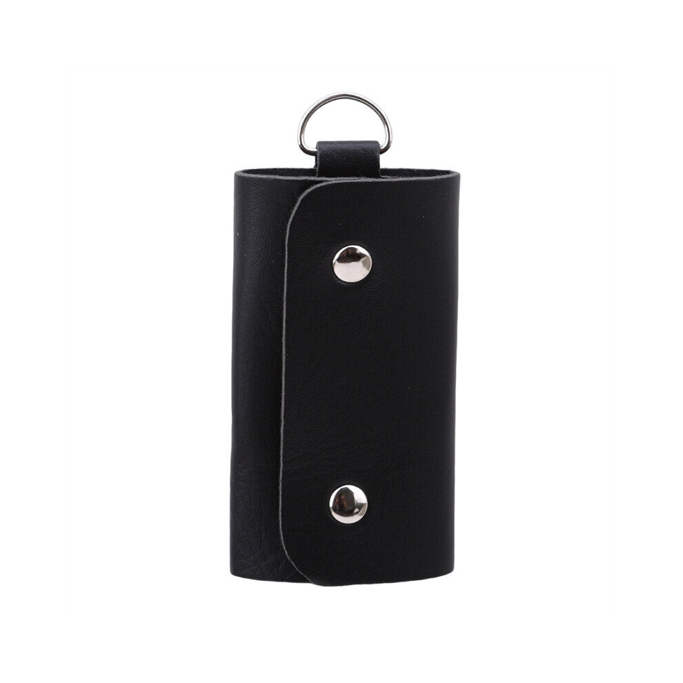 Men Pu Leather Car Key Wallets Keychain Housekeeper Keys Holder Organizer Bags Manager Pu Leather Holder Car Keychain Key Wallet Black 885659298110