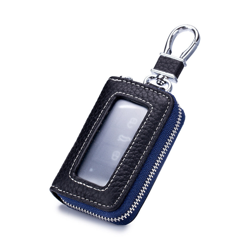 Leather Men Zipper Car Key Case Pouch Wallets Women Waist Hanged Motor Vehicles Key Holder Bag Keys Housekeeper Brown 885659297656