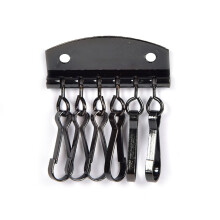 1PCS DIY Handbag Buckles Fabric Leather Craft Purse Inside Key Ring Row Metal Bag DIY Key Bag Accessories