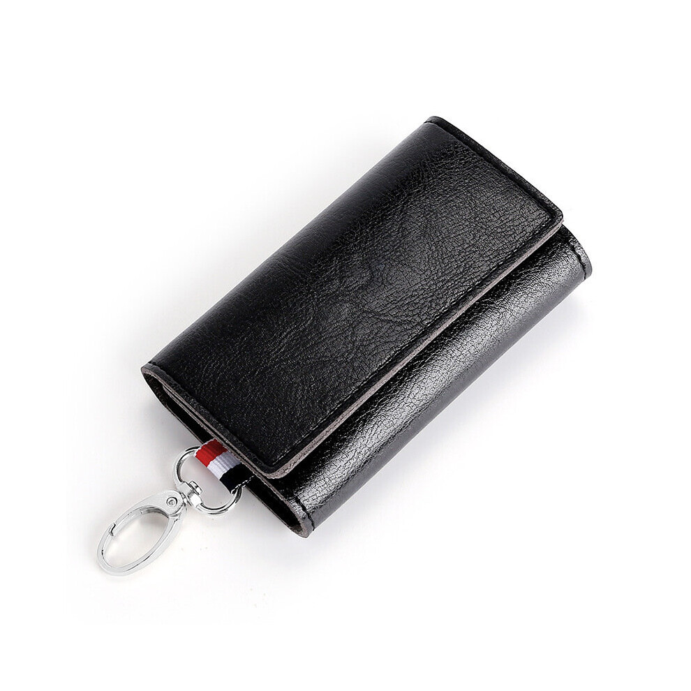 Pu Leather Car Key Holders Keys Organizer Key Wallets Car Keychain Leather Housekeeper Key Wallet Cover 6 Colors Black 885659299520