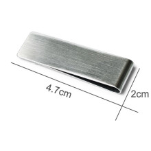 Male Money Clip Men Anti-slip Metal Wallets Money Bill Clip Men Slim Clutch Men Mini Convenience Wallet Stainless Steel Wallet