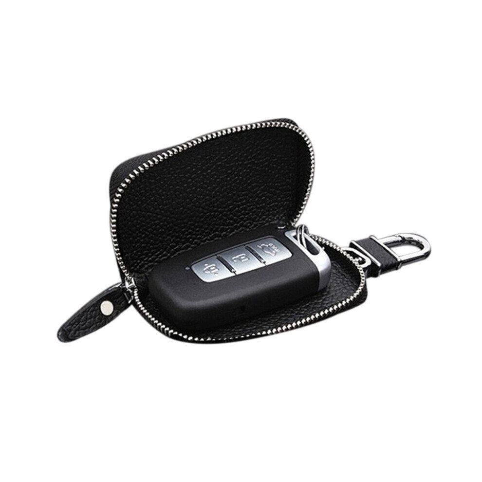 Key Holder For Car Keys Wallet Pouch Bag Pu Leather Keychain Housekeeper Car Key Case Organizer Key Cover Multicoloured 885659303777