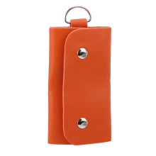 Keys Holder Organizer Manager Patent Leather Buckle Key Wallet Case Car Keychain For Women Men Birthday Gift