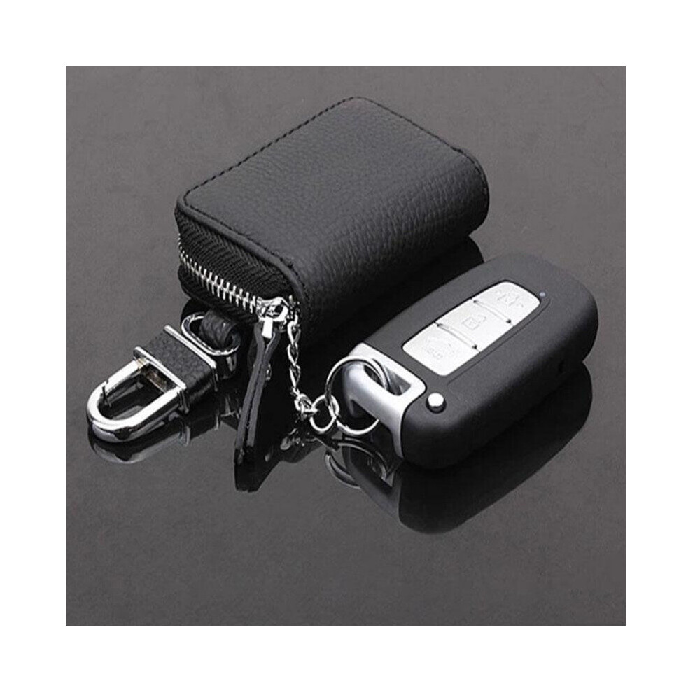 Pu Leather Case Key Fob Holder Bag Cover Pouch Key Case Keychain For Car Multicoloured 885659315022