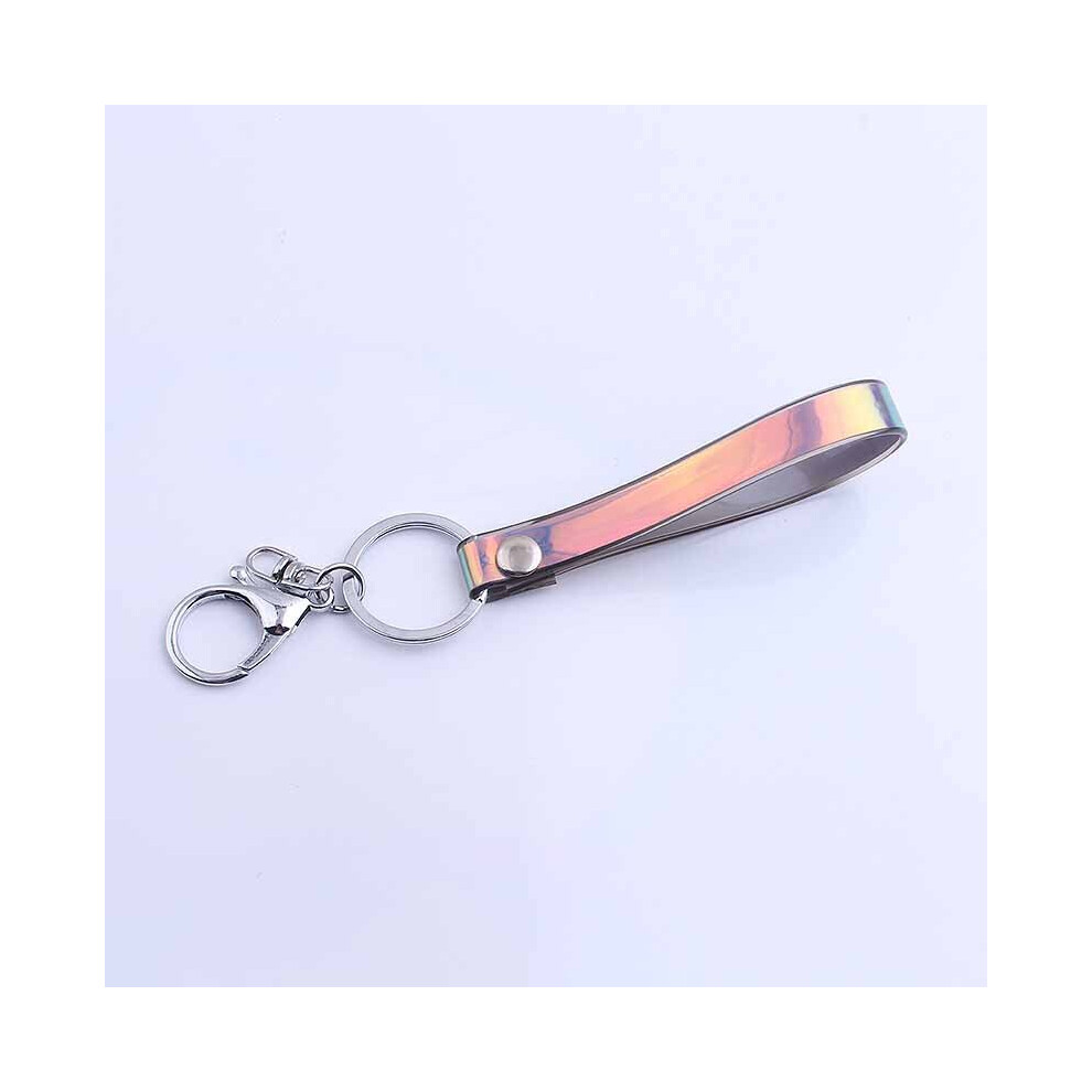 1Pcs Laser Car Key Pouch Bag Key Holder Organizer Housekeeper Pocket Pvc Keychain Key Case Black 885659312809