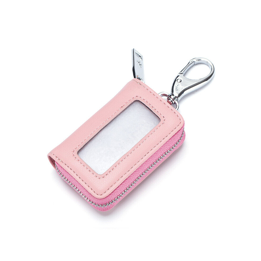 Leather Key Wallet Men & Women Car Key Bag Function Key Case Ladies Housekeeper Key Holders Brown 885659315862