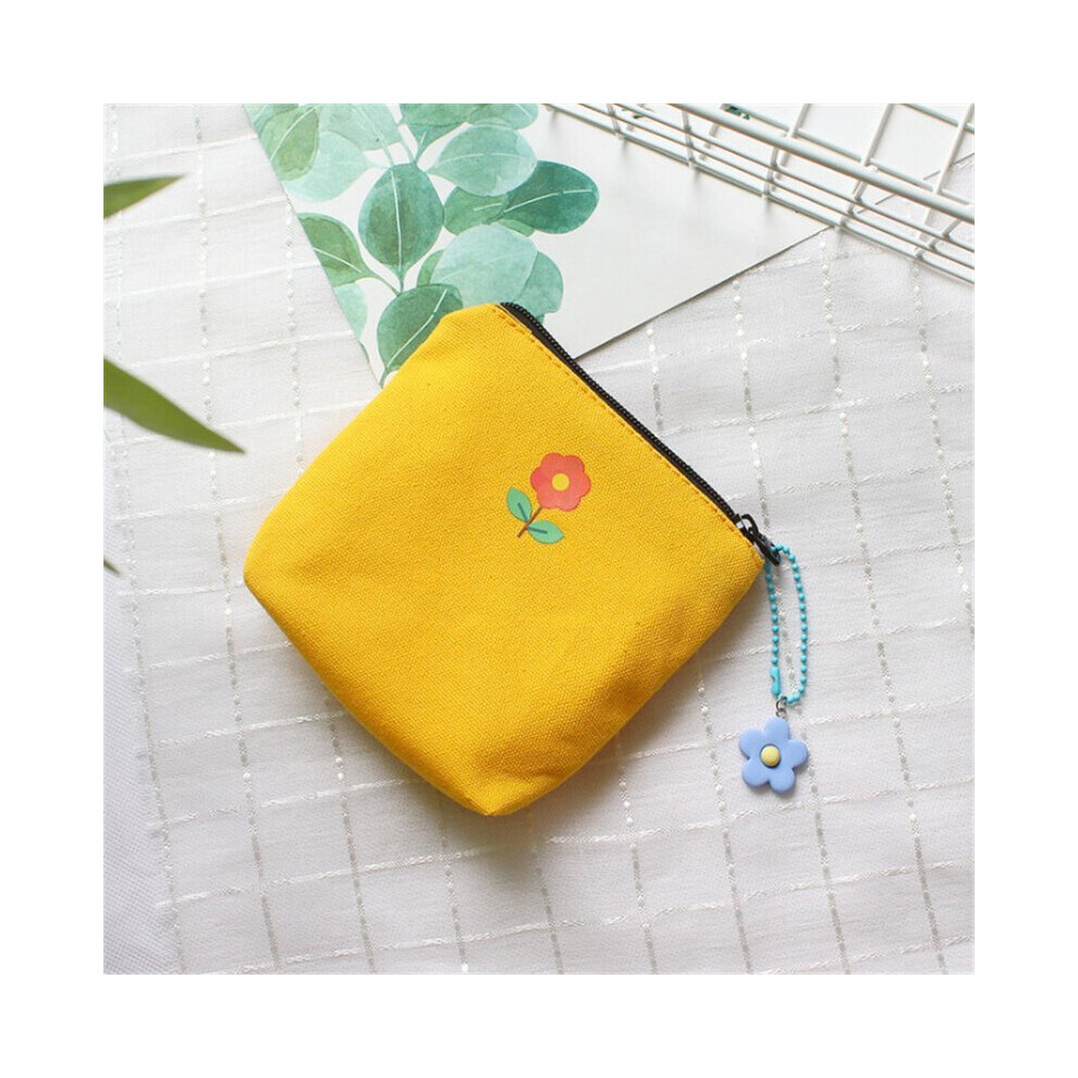 Portable Women Sanitary Napkin Storage Bag Women Cosmetic Makeup Small Case Travel Cartoon Zipper Sundries Storage Pouch