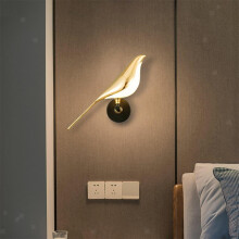 (21x18x8cm) Nordic Bird Wall Lamp LED Sconce Light Wall Mount for Home Room Indoor Decor