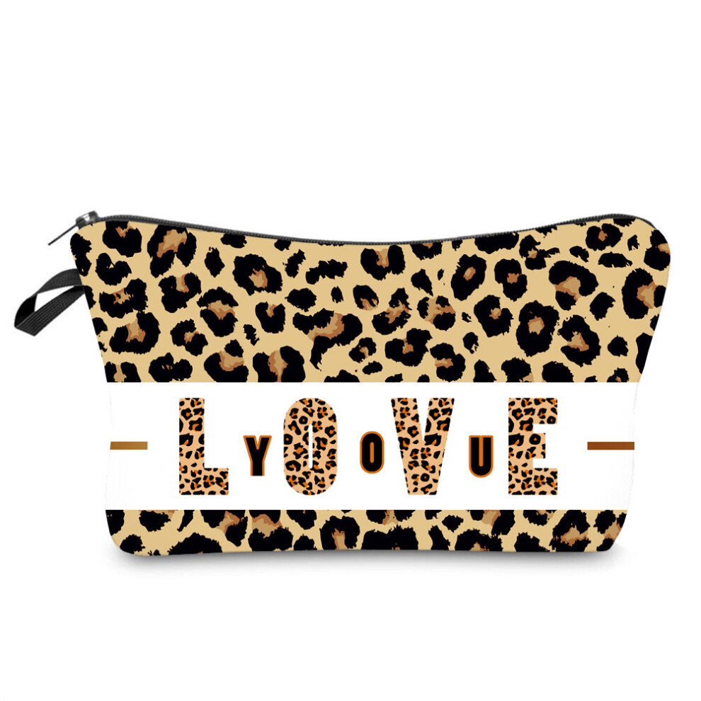 Water Resistant Makeup bag Printing Leopard Cosmetic Bag Organizer Bag Women Multifunction Beauty Bag hzb974