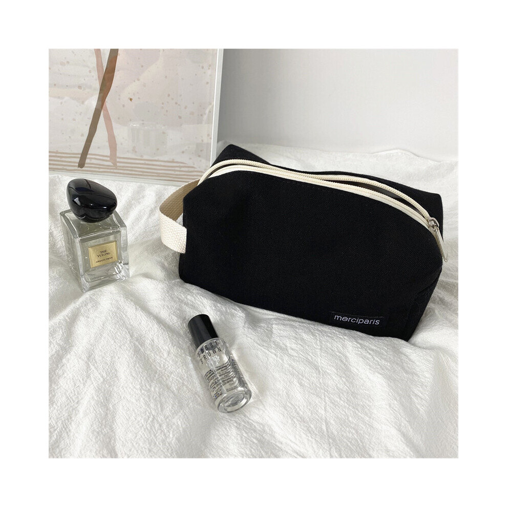 1 Pc Style Women Cosmetic Bag Travel Canvas Makeup Bag Pouch Large Makeup Organizer Handbag Bolsa Feminina