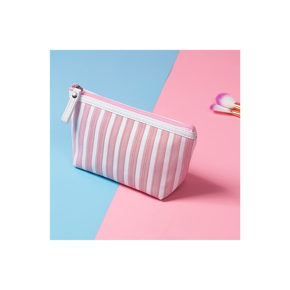 Brown Travel Cosmetic Bag Portable Travel Makeup Storage Bag Hand Take Lady Cosmetic Organizer Wash Bag