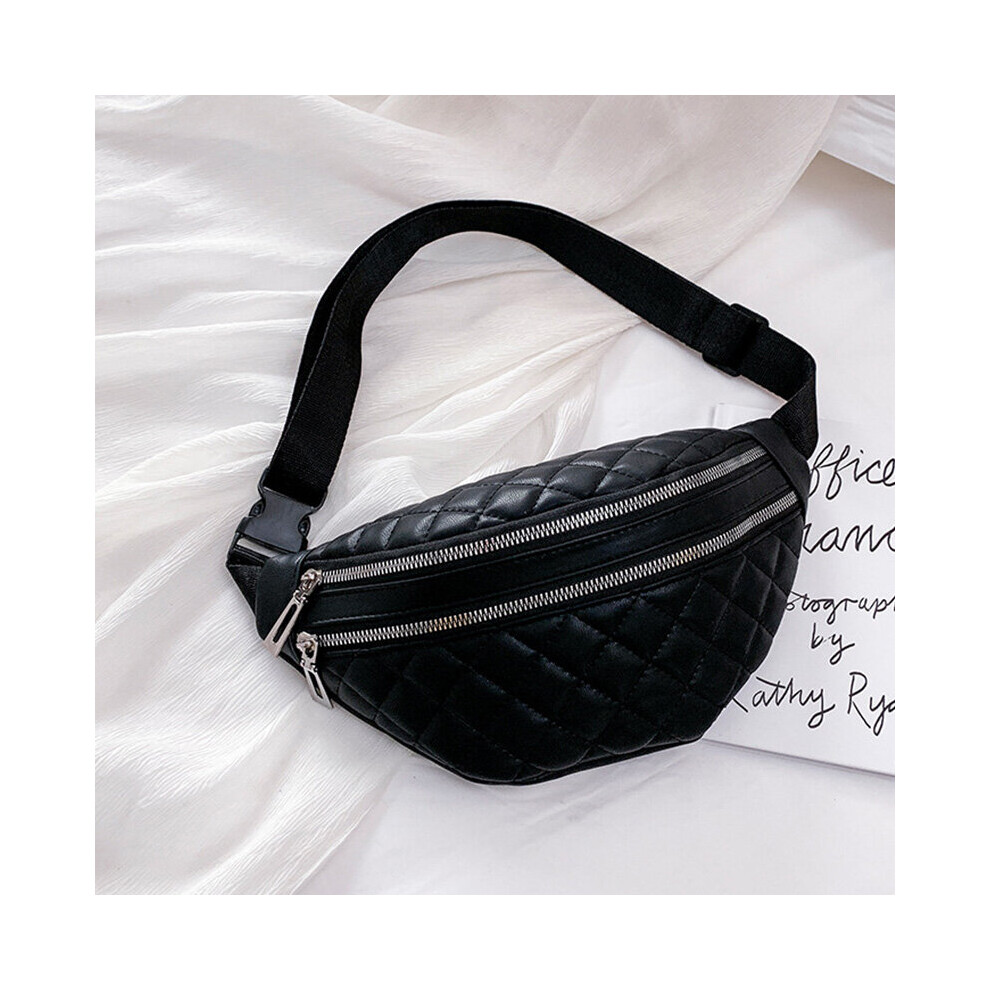 Women's Waist Bag Chest Bag PU Leather Waterproof Fanny Pack Messenger Shoulder Banana Bag Multifunction Waist Pack-image-OPC-PBSJZCV-NEW