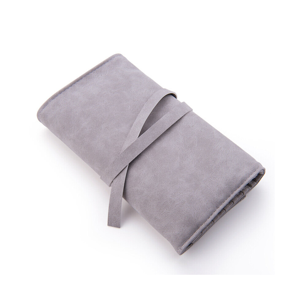 Grey Makeup Brush Bag Professional Powder Foundation Eyeshadow Waterproof Cosmetic Bag Makeup Brushes Cosmetics Tools Organizer