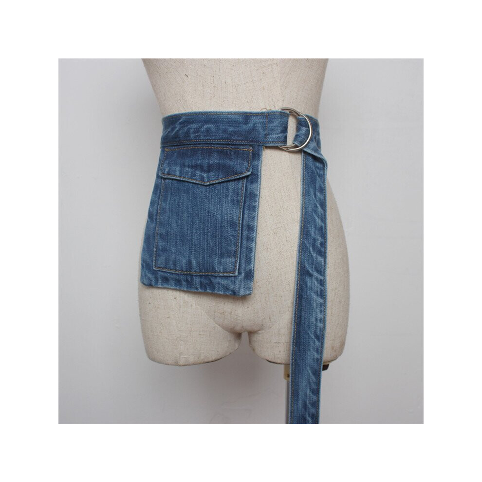 Waist Pack Fanny Pack For Women Waist Bags Casual Denim Pocket Belt Bag For Travel Money Phone Purse Hip Pack Female Belt-image-OPC-PBSJZKT-NEW