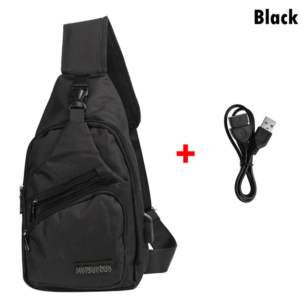 Arrival Male Shoulder Bags USB Charging Crossbody Bags Men Anti Theft Chest Bag School Summer Short Trip Messengers Bag-image-OPC-PBSK5BV-NEW