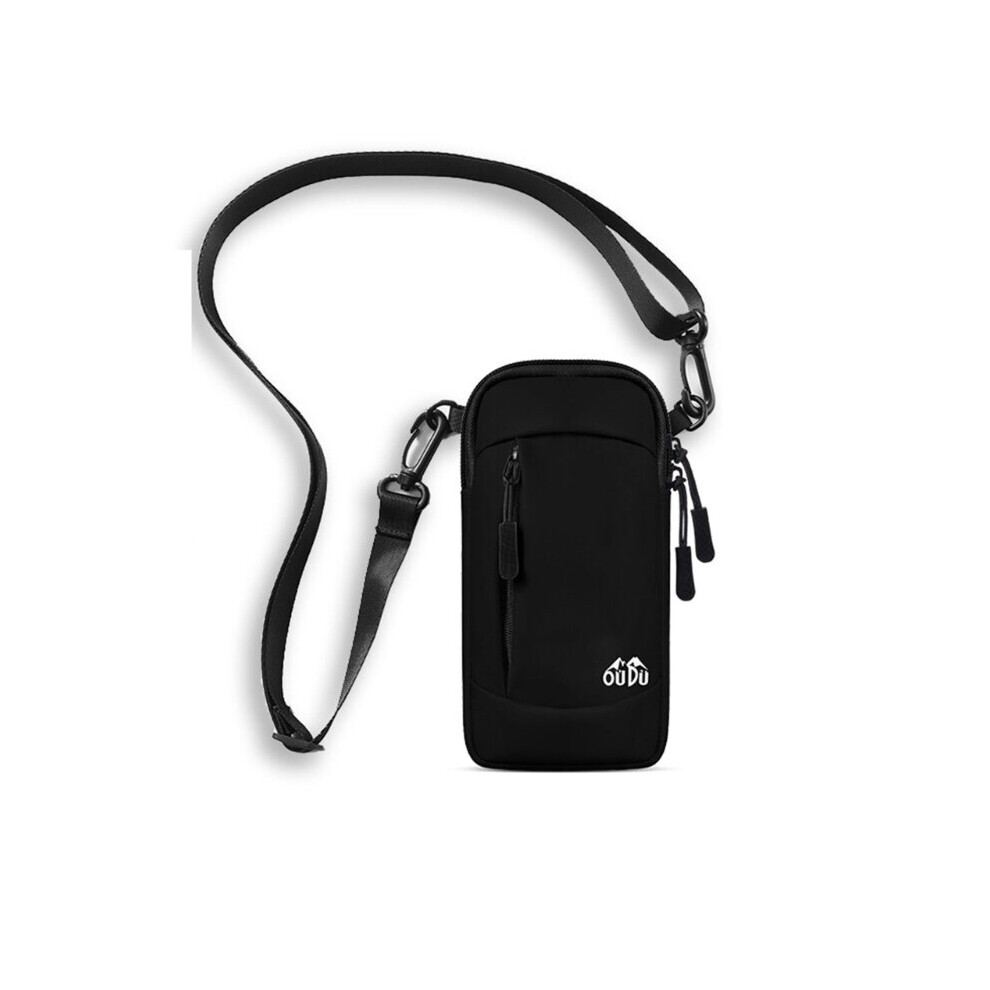 (, Mini(Max Length<20Cm)) Crossbody Phone Bag Armband Shoulder Bags Running Purse For Women Men Black 885659633386