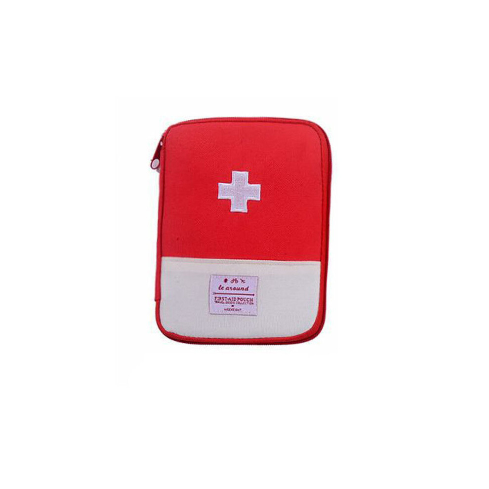Brown Portable Storage Bag First Aid Emergency Medicine Bag Outdoor Pill Survival Organizer Emergency Kits Package Travel Accessories