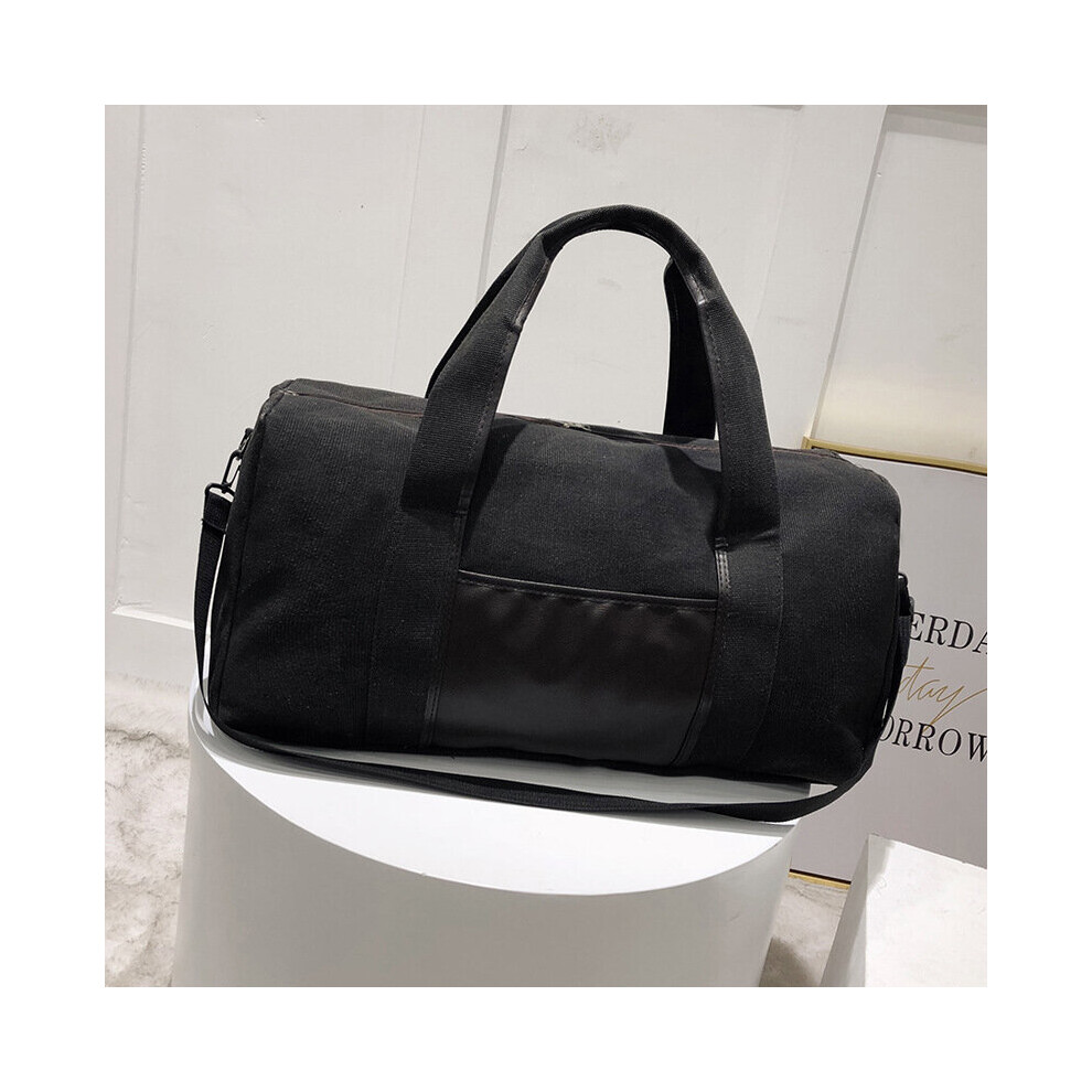 Large Capacity Tide Travel Bag Short Distance Luggage Bag Yoga Fitness Bag Canvas Handbag Travel Bag-image-OPC-PBSK6ZR-NEW