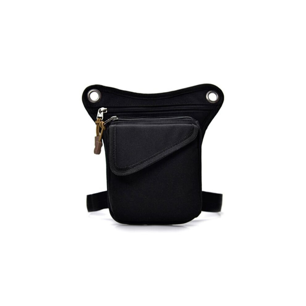 Motorcycle Drop Leg Bag Nylon Waist Thigh Fanny Pack Belt Bum Pouch Brown 885659819490