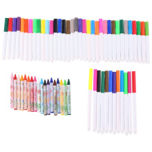 Set of Colored Pencils and Crayons - 65 Pieces