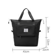 Fashionable Women Shoulder Bags Large Capacity Folding Travel Bags Waterproof Cloth Gym Bag Travel Accessories