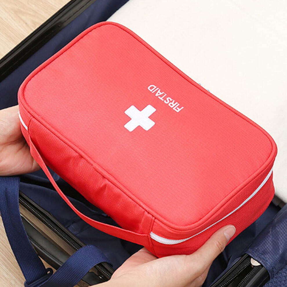 Multicoloured Portable First Aid Medical Kit Travel Outdoor Camp Emergency Survival Bag Mini Medicine Storage Bag Camping Survival Handbag