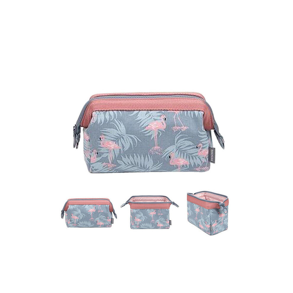 Polyester Multifunctional Women Cosmetic Bag Portable Storage Travel High Makeup Bag
