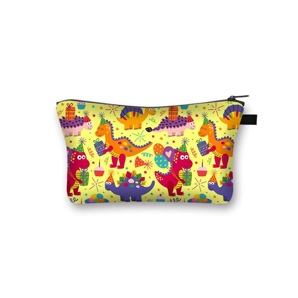 3D Waterproof Cosmetic Bag Makeup Case Printing Dinosaur Cosmetic Bag Women Multifunction Beauty Bag Organizer Storage Bag