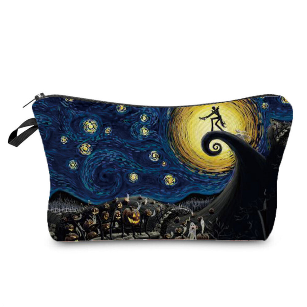 Halloween Candy Bag Pretty Makeup Bag Pencil Cases High Cosmetic Bag Portable Wash Bag Women's Bag