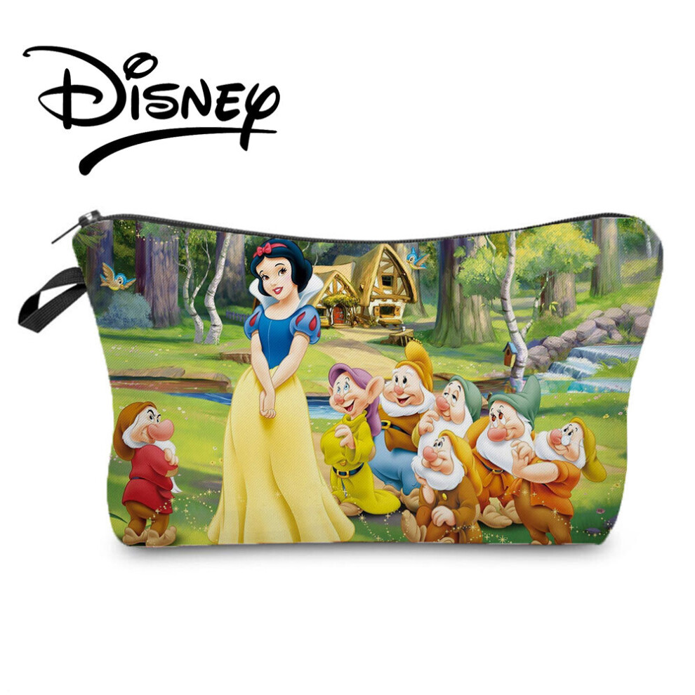Princess Snow Printing Makeup Bag Floral Girl Organizer Bag Red Rose Child Candy Bag Mini Travel Cosmetic Bags