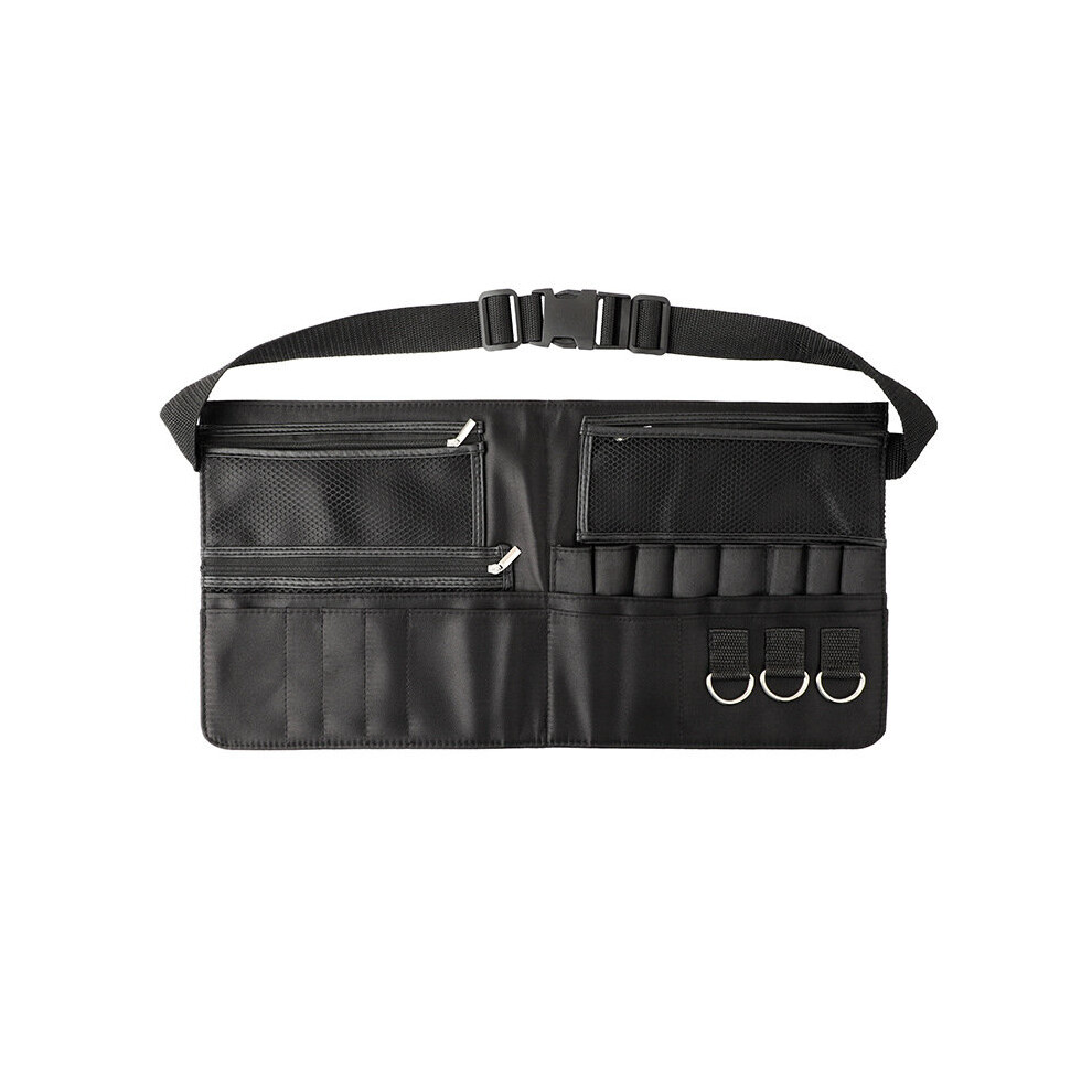 Makeup Brush Belt Waist Bag Professional Women Large Capacity Leather Artist Beautician Tools Pack Case